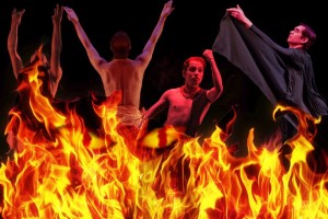 Paradise Lost-Fire with Dancers by David Hou-sm 1